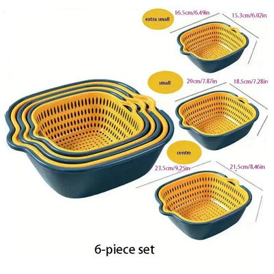 Kitchen Strainer Draining Basket - Design Inn