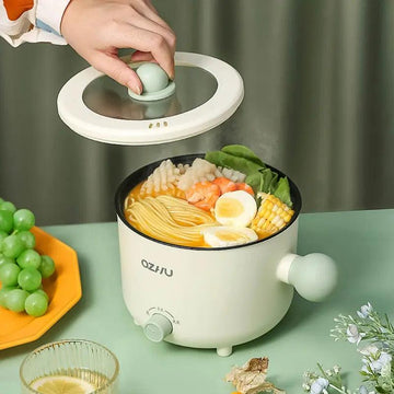  Multifunctional Electric Mini Cooker,Electric Noodle  Pot,Portable Pot For Cooking Electric Cooking Pot, Rapid Noodles Cooker,Non-Stick  Mini Hot Pot Electric,All-In-One Home Cooking Solution (A): Home & Kitchen