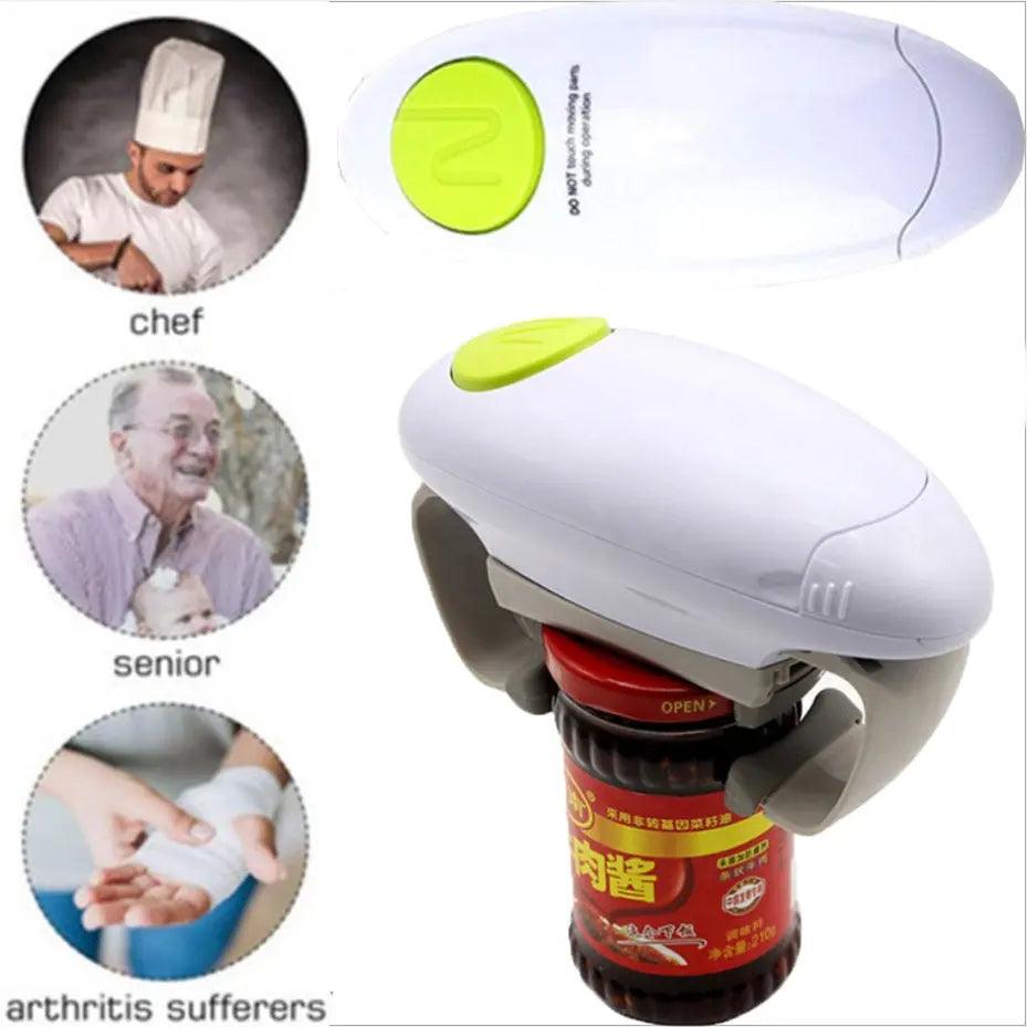 Electric Can Opener Automatic Restaurant Opener Battery Operated Handheld  Jar Tin Opener One Touch Jar Opener Kitchen Gadgets